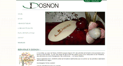 Desktop Screenshot of ecole-dosnon.com