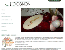 Tablet Screenshot of ecole-dosnon.com